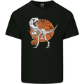 Dinosaur Halloween T-Rex Mens Cotton T-Shirt Tee Top Black