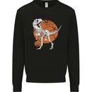 Dinosaur Halloween T-Rex Mens Sweatshirt Jumper Black