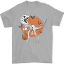 Dinosaur Halloween T-Rex Mens T-Shirt 100% Cotton Sports Grey