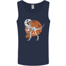 Dinosaur Halloween T-Rex Mens Vest Tank Top Navy Blue