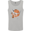 Dinosaur Halloween T-Rex Mens Vest Tank Top Sports Grey