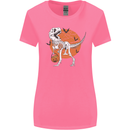 Dinosaur Halloween T-Rex Womens Wider Cut T-Shirt Azalea