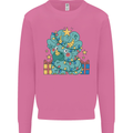 Dinosaur Triceratops Funny Christmas Tree Mens Sweatshirt Jumper Azalea