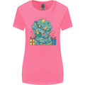 Dinosaur Triceratops Funny Christmas Tree Womens Wider Cut T-Shirt Azalea