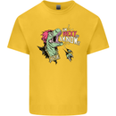Dinosaurs T-Rex I'm Rexy and I Know It Sexy Kids T-Shirt Childrens Yellow