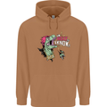 Dinosaurs T-Rex I'm Rexy and I Know It Sexy Mens 80% Cotton Hoodie Caramel Latte
