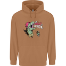 Dinosaurs T-Rex I'm Rexy and I Know It Sexy Mens 80% Cotton Hoodie Caramel Latte