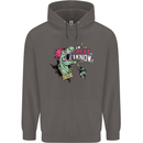 Dinosaurs T-Rex I'm Rexy and I Know It Sexy Mens 80% Cotton Hoodie Charcoal