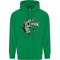 Dinosaurs T-Rex I'm Rexy and I Know It Sexy Mens 80% Cotton Hoodie Irish Green