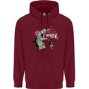 Dinosaurs T-Rex I'm Rexy and I Know It Sexy Mens 80% Cotton Hoodie Maroon