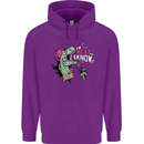 Dinosaurs T-Rex I'm Rexy and I Know It Sexy Mens 80% Cotton Hoodie Purple