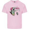 Dinosaurs T-Rex I'm Rexy and I Know It Sexy Mens Cotton T-Shirt Tee Top Light Pink