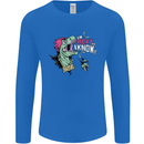 Dinosaurs T-Rex I'm Rexy and I Know It Sexy Mens Long Sleeve T-Shirt Royal Blue