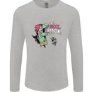 Dinosaurs T-Rex I'm Rexy and I Know It Sexy Mens Long Sleeve T-Shirt Sports Grey