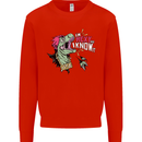 Dinosaurs T-Rex I'm Rexy and I Know It Sexy Mens Sweatshirt Jumper Bright Red