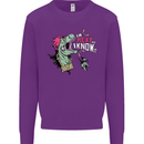 Dinosaurs T-Rex I'm Rexy and I Know It Sexy Mens Sweatshirt Jumper Purple