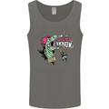 Dinosaurs T-Rex I'm Rexy and I Know It Sexy Mens Vest Tank Top Charcoal