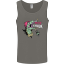 Dinosaurs T-Rex I'm Rexy and I Know It Sexy Mens Vest Tank Top Charcoal
