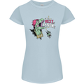 Dinosaurs T-Rex I'm Rexy and I Know It Sexy Womens Petite Cut T-Shirt Light Blue