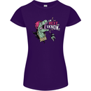 Dinosaurs T-Rex I'm Rexy and I Know It Sexy Womens Petite Cut T-Shirt Purple
