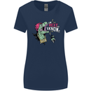 Dinosaurs T-Rex I'm Rexy and I Know It Sexy Womens Wider Cut T-Shirt Navy Blue