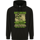 Dirt Biking 2 Balls Bike Motocross MotoX Mens Hoodie Black