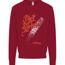 Dirt Rider Motocross MotoX Bike Motosports Kids Sweatshirt Jumper Red