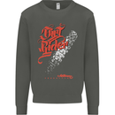 Dirt Rider Motocross MotoX Bike Motosports Kids Sweatshirt Jumper Storm Grey