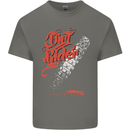 Dirt Rider Motocross MotoX Bike Motosports Mens Cotton T-Shirt Tee Top Charcoal
