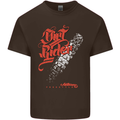 Dirt Rider Motocross MotoX Bike Motosports Mens Cotton T-Shirt Tee Top Dark Chocolate