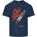 Dirt Rider Motocross MotoX Bike Motosports Mens Cotton T-Shirt Tee Top Navy Blue