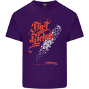 Dirt Rider Motocross MotoX Bike Motosports Mens Cotton T-Shirt Tee Top Purple