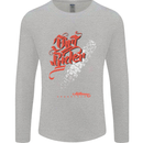 Dirt Rider Motocross MotoX Bike Motosports Mens Long Sleeve T-Shirt Sports Grey