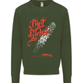 Dirt Rider Motocross MotoX Bike Motosports Mens Sweatshirt Jumper Forest Green