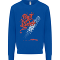 Dirt Rider Motocross MotoX Bike Motosports Mens Sweatshirt Jumper Royal Blue