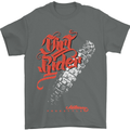 Dirt Rider Motocross MotoX Bike Motosports Mens T-Shirt Cotton Gildan Charcoal