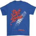 Dirt Rider Motocross MotoX Bike Motosports Mens T-Shirt Cotton Gildan Royal Blue