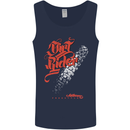 Dirt Rider Motocross MotoX Bike Motosports Mens Vest Tank Top Navy Blue