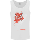 Dirt Rider Motocross MotoX Bike Motosports Mens Vest Tank Top White