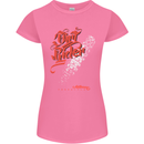 Dirt Rider Motocross MotoX Bike Motosports Womens Petite Cut T-Shirt Azalea
