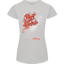 Dirt Rider Motocross MotoX Bike Motosports Womens Petite Cut T-Shirt Sports Grey