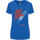 Dirt Rider Motocross MotoX Bike Motosports Womens Wider Cut T-Shirt Royal Blue