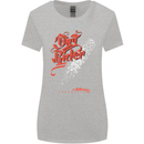 Dirt Rider Motocross MotoX Bike Motosports Womens Wider Cut T-Shirt Sports Grey