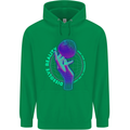 Dissolve Reality Mental Awareness Mens 80% Cotton Hoodie Irish Green
