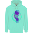 Dissolve Reality Mental Awareness Mens 80% Cotton Hoodie Peppermint