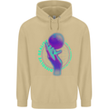 Dissolve Reality Mental Awareness Mens 80% Cotton Hoodie Sand