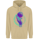 Dissolve Reality Mental Awareness Mens 80% Cotton Hoodie Sand