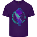 Dissolve Reality Mental Awareness Mens Cotton T-Shirt Tee Top Purple