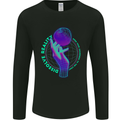 Dissolve Reality Mental Awareness Mens Long Sleeve T-Shirt Black