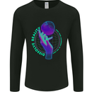 Dissolve Reality Mental Awareness Mens Long Sleeve T-Shirt Black